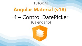 Angular Material – 4 Control DatePicker [upl. by Drannel]