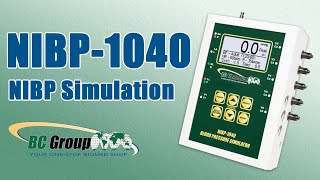 NIBP1040 NonInvasive Blood Pressure Monitor NIBP Simulation [upl. by Norb966]