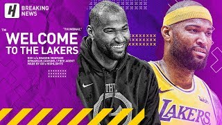 DeMarcus Cousins Signs with the Lakers BEST Highlights amp Moments from 201819 NBA Season [upl. by Lledal]