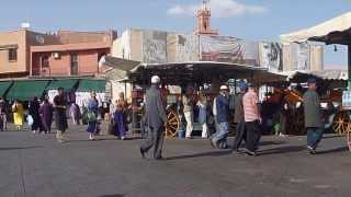 MOROCCO  Marrakech Market Square  Morocco Travel  Vacation Tourism Holidays HD [upl. by Cence480]