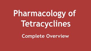 Pharmacology of Tetracyclines  Complete Overview ENGLISH  Dr Shikha Parmar [upl. by Gold]