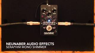 Neunaber Seraphim Mono Shimmer Reverb Demo [upl. by Ifok]