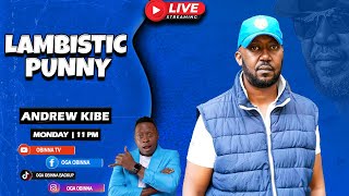 OBINNA SHOW LIVE LAMBISTIC PUNNY ANDREW KIBE [upl. by Irahc985]