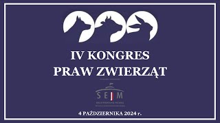 IV Kongres Praw Zwierząt Senat Sala obrad plenarnych [upl. by Laehcym585]