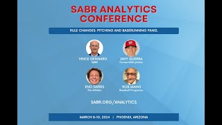 2024 SABR Analytics Pitching and Baserunning Rule Changes Panel [upl. by Giulietta820]