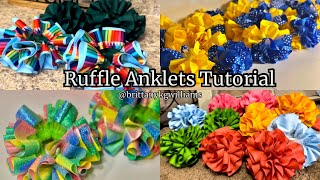 Updated DIY Ruffle Socks Tutorial  Ruffle Anklets  Tutu Anklets  Beginner Friendly [upl. by Amerd]