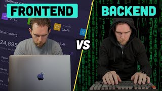 Frontend vs Backend Software Development  Which should you learn [upl. by Kcirtapnaes]