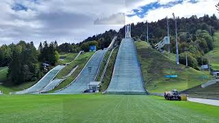 Garmisch Partenkirchen  Ski Jumping Hill 47m High Built For Winter Olympics 1936  Travel Tales [upl. by Eelime]