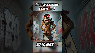 ⚔️🪳Cockroaches vs Ants 🐜🛡️ ai aigenerated cartoon cute story filmepicbattleinsectsfight [upl. by Merlin]