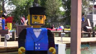 Boating School full ride POV at LEGOLAND Florida theme park [upl. by Atiuqin657]