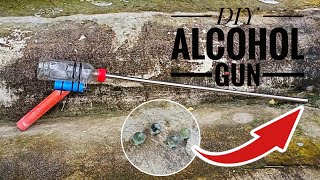 How to make powerful alcohol gun long range pistol easily at home [upl. by Tizes180]