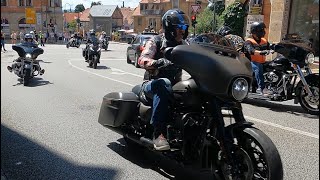 Harley Days Dresden 2024  Biker Parade  Zuschauerperspektive  krasser Sound [upl. by Llenehs]