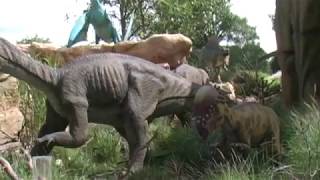 Dinosaurs at West Midlands Safari Park Bewdley Worcestershire England [upl. by Ahteres]