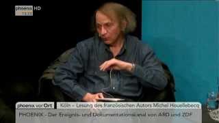 Buchvorstellung quotUnterwerfungquot von Michel Houellebecq am 20012015 [upl. by Cynth507]