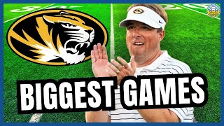 The 3 BIGGEST SEC Games For Missouri Football In 2024 [upl. by Ladonna]