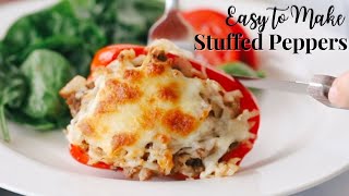 Easy Stuffed Bell Peppers [upl. by Arriec999]