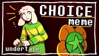 choice meme ║ ut asriel ❀ animation [upl. by Steffen]