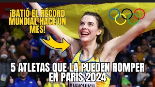 5 Atletas que la pueden ROMPER en París 2024 [upl. by Raffo314]