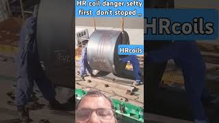 HR steel coil amazingfacts automobile machine automob exident sefty truck transport driver [upl. by Melania117]