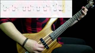 Kansas  Carry On Wayward Son Bass Cover Play Along Tabs In Video [upl. by Sybyl157]