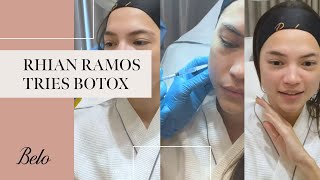 Rhian Ramos Tries BOTOX on Her Masseter Muscles  Belo Medical Group [upl. by Gladi233]