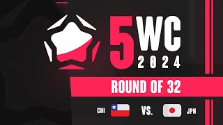 5WC 2024 Round of 32 8 Chile vs Japan 25 [upl. by Tonkin]