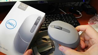 DELL MOBILE WIRELESS MOUSE MS3320W BLUETOOTH USB REVIEW [upl. by Wandy]