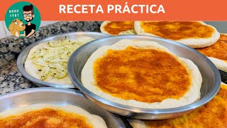 Cómo Hacer Pre Pizzas Para Congelar Receta Fácil y Práctica  MONO 1981 [upl. by Ches]