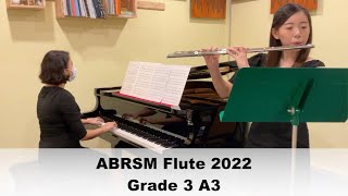 Tiptoe and Tango  Grade 3 A3 ABRSM Flute Exam Pieces from 2022 [upl. by Sirdna]