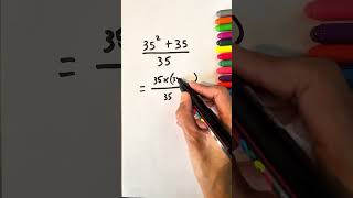 Ça vaut combien en 10 secondes  shorts mathématiques maths calcul factorisation prof math [upl. by Heriberto414]