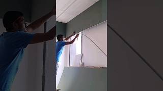 curtain pelmet MDF pesting process woodworking shortvideo [upl. by Gnilhsa505]