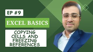 Ep 9 Excel Basics Copying Formulae and Freezing Cell References [upl. by Haididej327]