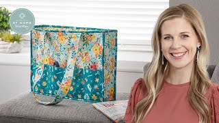 How to make a Carry All Tote Bag  Free Bag Tutorial [upl. by Lilah]