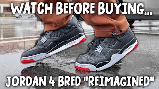 I Wore Jordan 4 BRED REIMAGINED for 1 week and This is What Happened [upl. by Qahsi446]