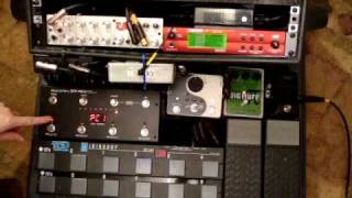 Part 1 Musicomlab EFX MKII Pedal and MIDI Switching System Demo [upl. by Dallis]