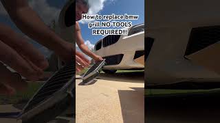 How to replace your bmw grill 20092014 [upl. by Shafer]