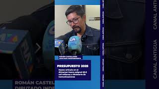 Román Castellanos quotSe sugirió retornar fondos al CIV para la reconstrucción de rutasquot [upl. by Orella526]