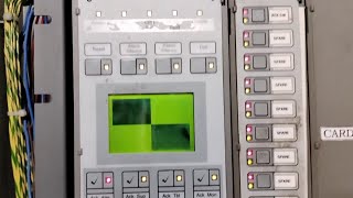 How To Lamp Test Edwards EST Fire Alarm Panel System firealarmsystems [upl. by Inaej]