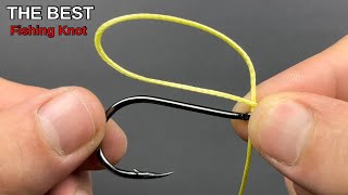 The Simplest but Strongest Fishing Knot Ever  100 Trust👍 Best for Hooks [upl. by Maurine]