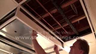 How To Install A Suspended Ceiling Building Advanced Ceiling Drops [upl. by Winnie]