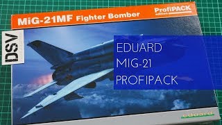 Eduard 172 MiG21MF Fighter Bomber Profipack 70142 Review [upl. by Angeline]