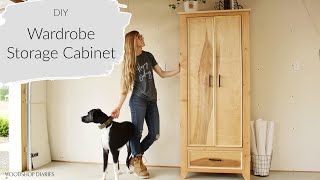 How to Build a Wardrobe Armoire CabinetUsing 2x4s and Plywood [upl. by Bobbi]