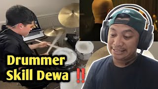 Reaction greyson nekrutmanWHIPLASH DRUM SOLO [upl. by Atikihs]