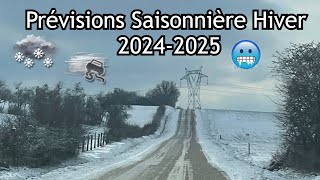 Prévisions Saisonnière HIVER 20242025 [upl. by Theran]