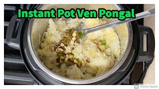 Instant Pot Venpongal Hemas Cuisine [upl. by Ehtyaf344]