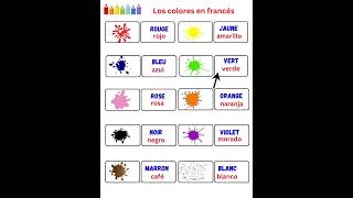 Los colores en frances francesfacil francés fácil laurie vocabulariofrances [upl. by Macintosh]