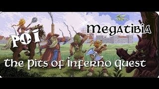 Megatibia The Pits of Inferno Quest POI Level 80 [upl. by Haimaj]