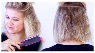 Best Hair Brush Straightener For ALL HAIR TYPES 😲 [upl. by Lodge]