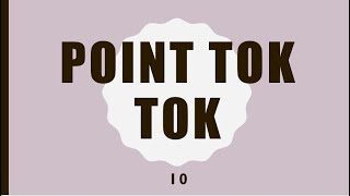 point tok tok 10 [upl. by Fabien]