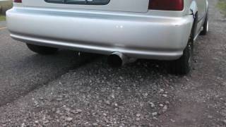 10 Honda Civic Ricer exhaust [upl. by Ayotyal]